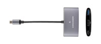 Kramer KDock-1 USB-C 3.0 Hub Multiport Adapter with Pass-Through Charging