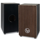 Latin Percussion City Exotic Cajon with Walnut Soundboard MDF Body, Walnut Craftwood Soundboards, and 2 Sets of Premium Snare Wire