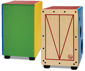 Latin Percussion Mona Tavakoli 'Lil MT Box Cajon Eco-board Body, Birch Soundboard, and 3 Soundhole Design