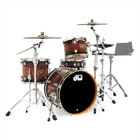 DW DEKTEX04TAC  DWe 4-piece Drum Kit Bundle - Curly Maple Burst 