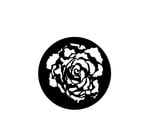 Rosco 78084  Gobo, Steel, Blooming Rose 
