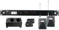 Shure ULXD14D-G50 ULXD Dual Channel Wireless Bundle with 2 Bodypacks, 2 Batteries and Charger, in G50 Band