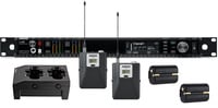 Shure AD14D-G57 Axient Dual Channel Wireless Bundle with 2 Bodypacks, 2 Batteries and Charger, in G57 Band