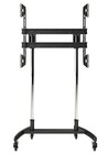 Premier Mounts LFC-L  Large Format Mobile Cart for Flat-Panels, Chrome Poles