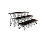 Show Solutions DD-4812R24H  24" High Collapsible Step Riser with 48"x12" Step Platforms 
