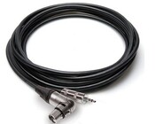 Hosa MXM-001.5RS  Camcorder Microphone Cable, Neutrik Right-angle XLR3F to Hosa 3.5 mm TRS, 1.5'