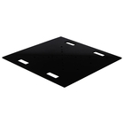 Show Solutions BP3030 Steel 9mm Flat Steel 30" x 30" 9mm Thick Base Plate with Flange Mounting Holes