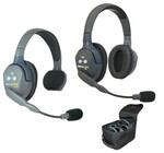 Eartec Co UL2SD UltraLITE Full Duplex Wireless Intercom Systems with 1 Single and 1 Dual Speaker Headsets