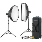 Westcott 4716M  FJ400 Strobe 2-Light Location Kit with FJ-X3M