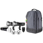 Westcott 4772M  FJ200 Strobe 2-Light Backpack Kit with FJ-X3M