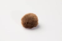 DPA AIR1-BROWN Fur Windscreen for Lavalier and Headset Microphones, Brown