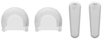 Shure MOVEMIC WHITE WINDSCREEN & CLIP (2 PACK) Two white windscreens and two white clip covers