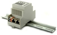 City Theatrical 5823  QolorFLEX 4x5A Dinrail RJ45 Dimmer