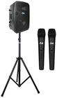 Anchor LIBERTY3-LINK-2-S  Link Battery Powered PA Speaker with 2 Mics and 1 Stand 