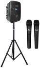 Anchor LIBERTY3-HUB-2-S  Battery Powered PA Speaker with 2 Mics and 1 Stand 