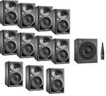 Neumann Immersive Audio Medium Room Bundle (11) KH120 Studio Monitors, (1) KH750 Subwoofer, and (1) MA-1 Calibration Mic