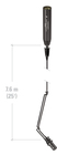 Audio-Technica U853R Cardioid Condenser Hanging Microphone, Black
