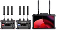 Hollyland Pyro Video Transmission & Monitoring Kit Pyro S Wireless Transmitter, Pyro S Wireless Receiver, and Pyro 7 Wireless Transceiving Monitor Kit