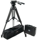 ikan MOTUS22 E-Image 3-Stage Carbon Fiber Tripod System with Fluid Head and 100mm Leveling Ball, 48.5 lb Payload