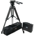 ikan MOTUS32 E-Image 3-Stage Carbon Fiber Tripod System with Fluid Head and 100mm Leveling Ball, 70.5 lb Payload