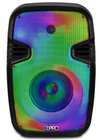 Technical Pro PLIT8  8'' Bluetooth LED Loudspeaker  with Fire LED 