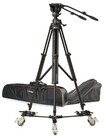 ikan EI-GA780-KIT E-Image 2-Stage Aluminum Tripod, 780FH Fluid Head, Dolly Kit