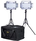 ikan IB508-V2-2PT-KIT  Bi-Color LED 2-Light Studio Kit 