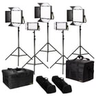 ikan LB-3F2H Lyra Bi-Color 5-Point LED Soft Panel Light Kit, 3 x LB10 and 2 x LB5