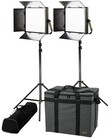 ikan LBX10-2PT-KIT Lyra 1 x 1 Bi-Color Soft Panel LED 2-Light Kit