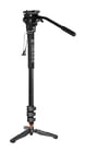 ikan MA600+610FH E-Image 4 Stage Aluminum Monopod With 610FH Fluid Head