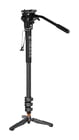 ikan MC600+610FH  E-Image 4 Stage Carbon Fiber Monopod With 610FH Fluid Head