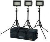 ikan ILED-312-V2-KIT iLED312-v2-KIT 3-Point LED Light Kit with Bag and Stands