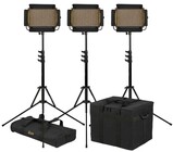 ikan OYB5-3PT-KIT  Onyx Half x 1 Bi-Color LED 3-Point LED Light Kit