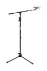 Gator SH-TRIPODSTANDTBMDX  Shure Deluxe Tripod Mic Stand with Telescoping Boom and Pistol Grip One-Handed Clutch