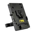 ikan STR-PWR-PLATE-V  V-Mount Battery Plate with 15mm Rod Clamp