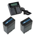 ikan DV-DUAL-U68 2 x BP-U68 Lithium-Ion Battery Kit with Dual Charger