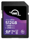 OWC OWCSDV90U0512  512GB OWC Atlas Ultra SDXC V90 UHS-II Memory Card 