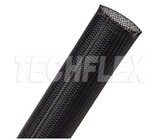 TechFlex CCP1.25BK-50 Clean Cut 1.25" Expandable Tubing, 50' Roll, Black