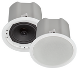 Crestron SAROS ICI6T-W-T-EACH+ Saros Integrator 6.5” 2-Way In-Ceiling Speaker, White Textured, Must be Ordered in Pairs