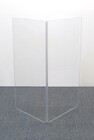 Clearsonic AR2448X2 4' x 4' 2-Section Clear Scratch-Resistant Acoustic Isolation Panel