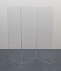 Clearsonic AR2466X3 5.5' x 6' 3-Section Clear Scratch-Resistant Acoustic Isolation Panel