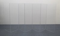 Clearsonic AR2466X7  5.5' x 14' 7-Section Clear Scratch-Resistant Acoustic Isolation Panel