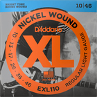 D`Addario EXL110 Regular Light XL Electric Guitar Strings