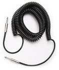 D`Addario PW-CDG-30BK  Coiled Straight to Straight Instrument Cable, 30'