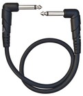 D`Addario PW-CGTPRA-01 1 ft Classic Series Patch Cable with 1/4" Right Angle Connecrtors