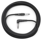 D`Addario PW-CGTRA-10 Right Angle To Straingt Guitar/Instrument Cable, 1/4"-1/4", 10 Feet