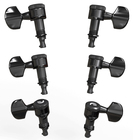 D`Addario PWAT332L 3 Per Side Auto-Trim Locking Tuning Machines in Black