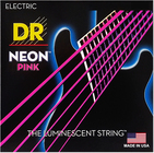 DR Strings NPE7-10 .010-.056 Medium 7-String Electric Guitar Strings in Hi-Def Pink