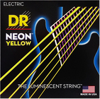 DR Strings NYE-9 Light NEON HiDef SuperStrings Electric Guitar Strings in Yellow