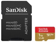 SanDisk SDSQXAV-1T00-AN6MA 1TB Extreme UHS-I microSDXC Memory Card with SD Adapter